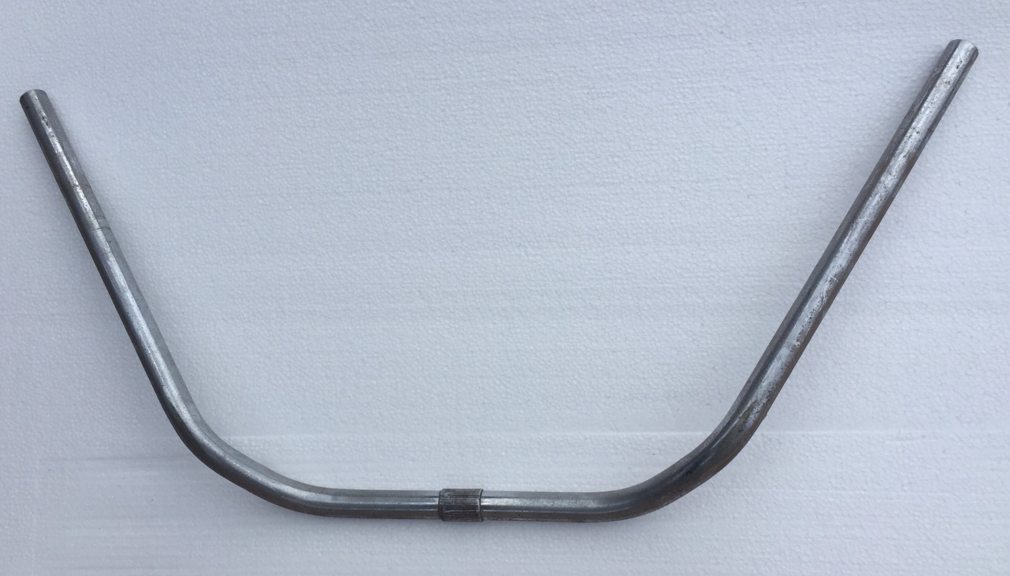 Immaculate 1930s super wide steer horn bars, early Schwinn autocycle