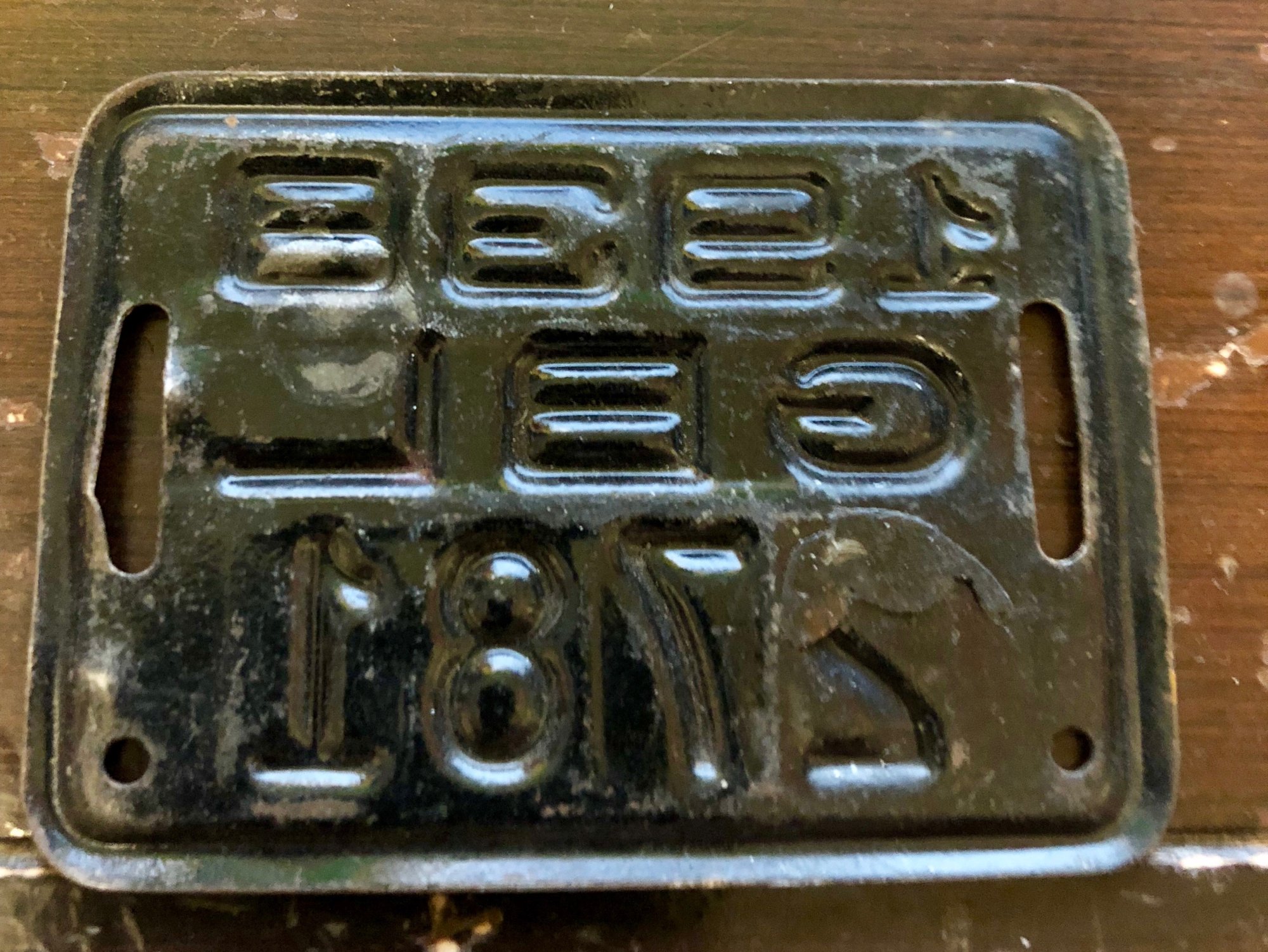 Prewar Bike License Plates Sell Trade Bicycle Parts, Accessories