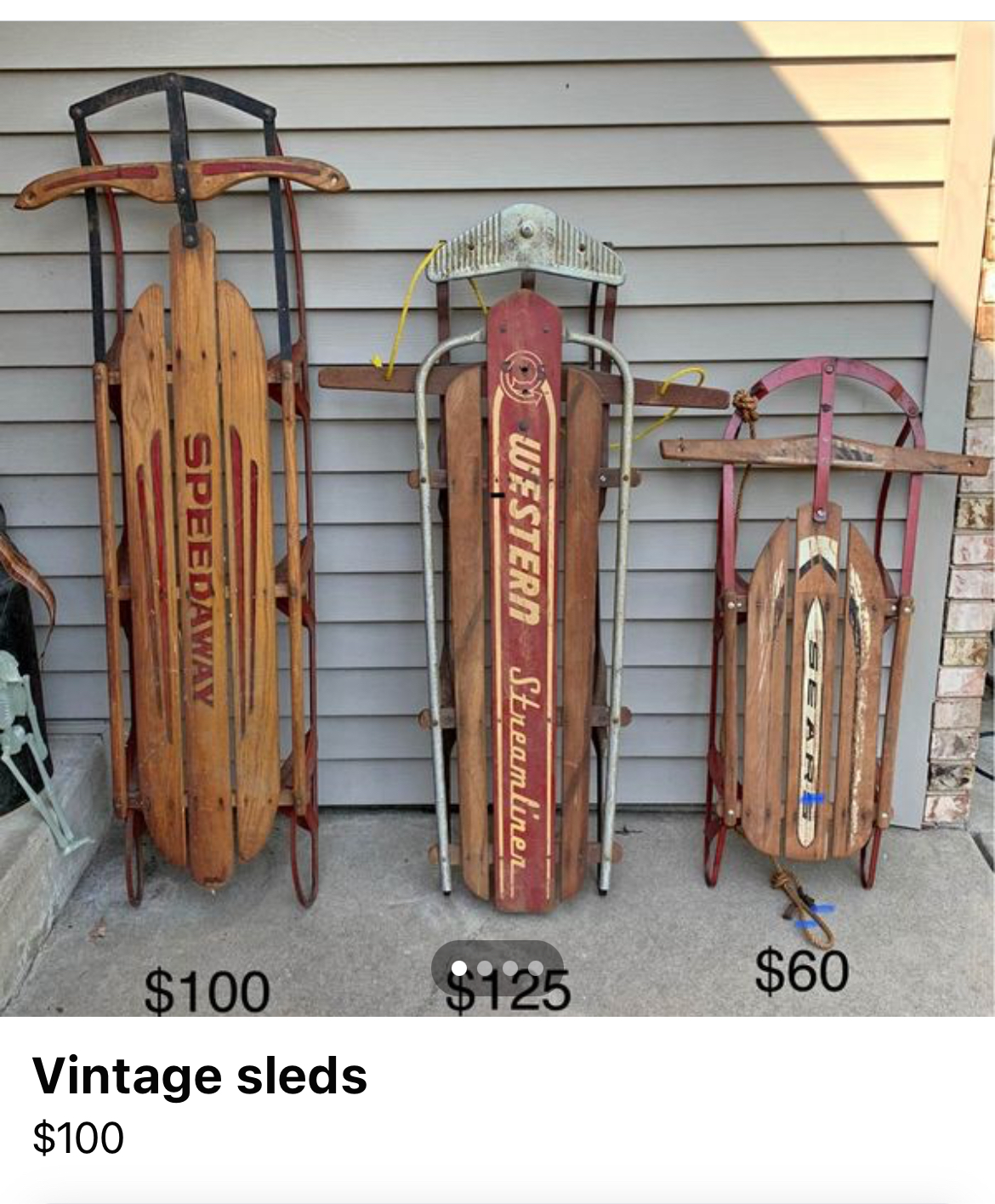 3 more cool sleds” Tis the Season “ Stuff on eBay, Craigslist