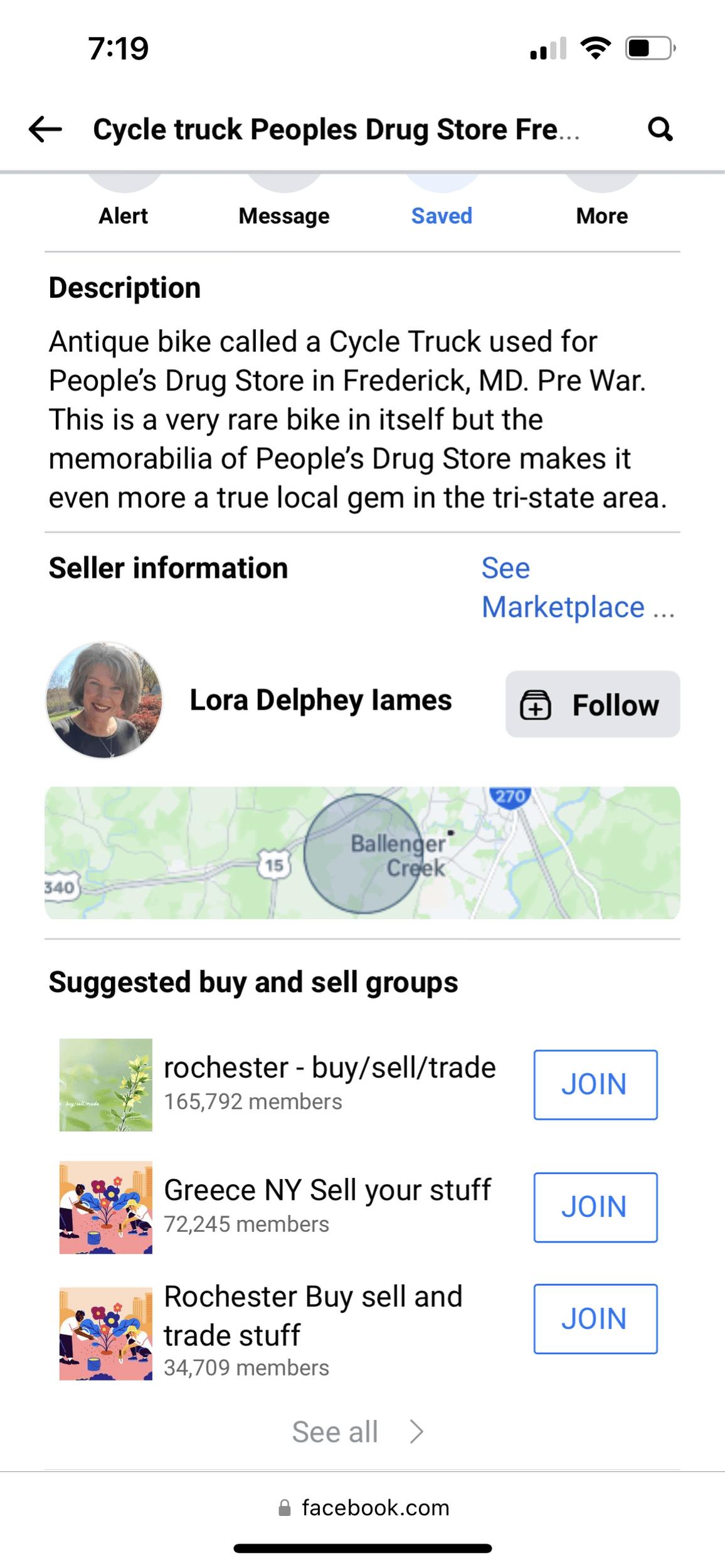 FBM prewar schwinn cycle truck . 850 Frederick MD 4hrs ago Stuff on