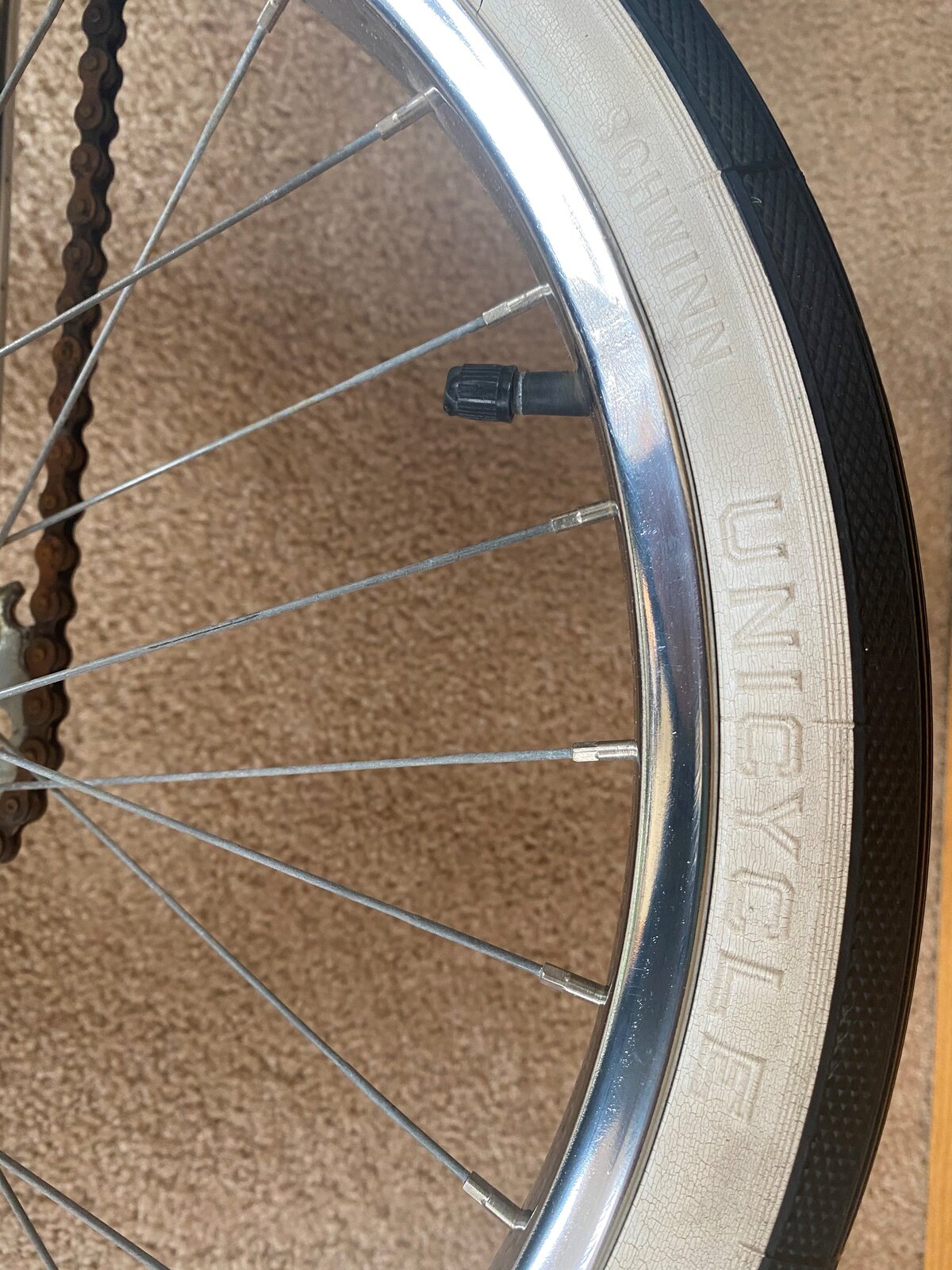 Sold 70's Schwinn Giraffe Unicycle 20" Tire Archive (sold or