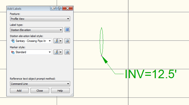Labeling Pipe Crossing Inverts - The CAD Geek