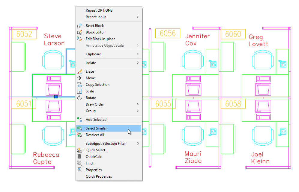 How to use the AutoCAD Select Similar Command The CAD Geek