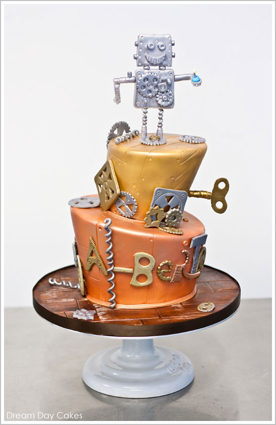 Robot Birthday Cake The Cake Blog