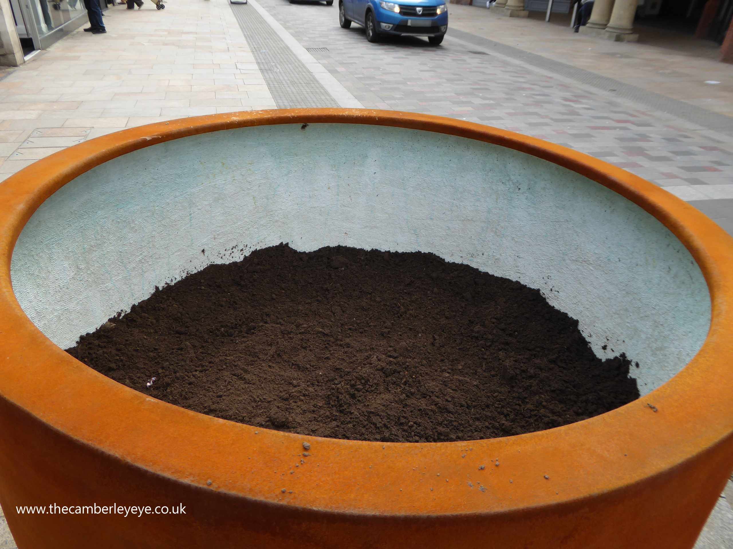 Giant pots The Camberley Eye