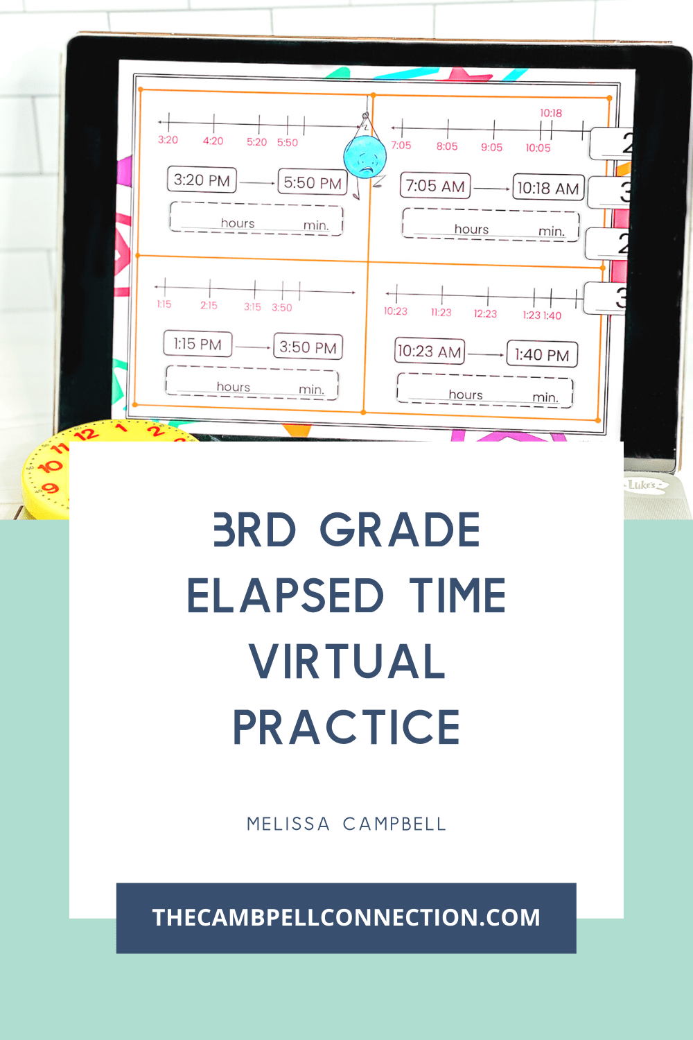 My Top 3 Ways to Practice 3rd Grade Elapsed Time - The Campbell Connection