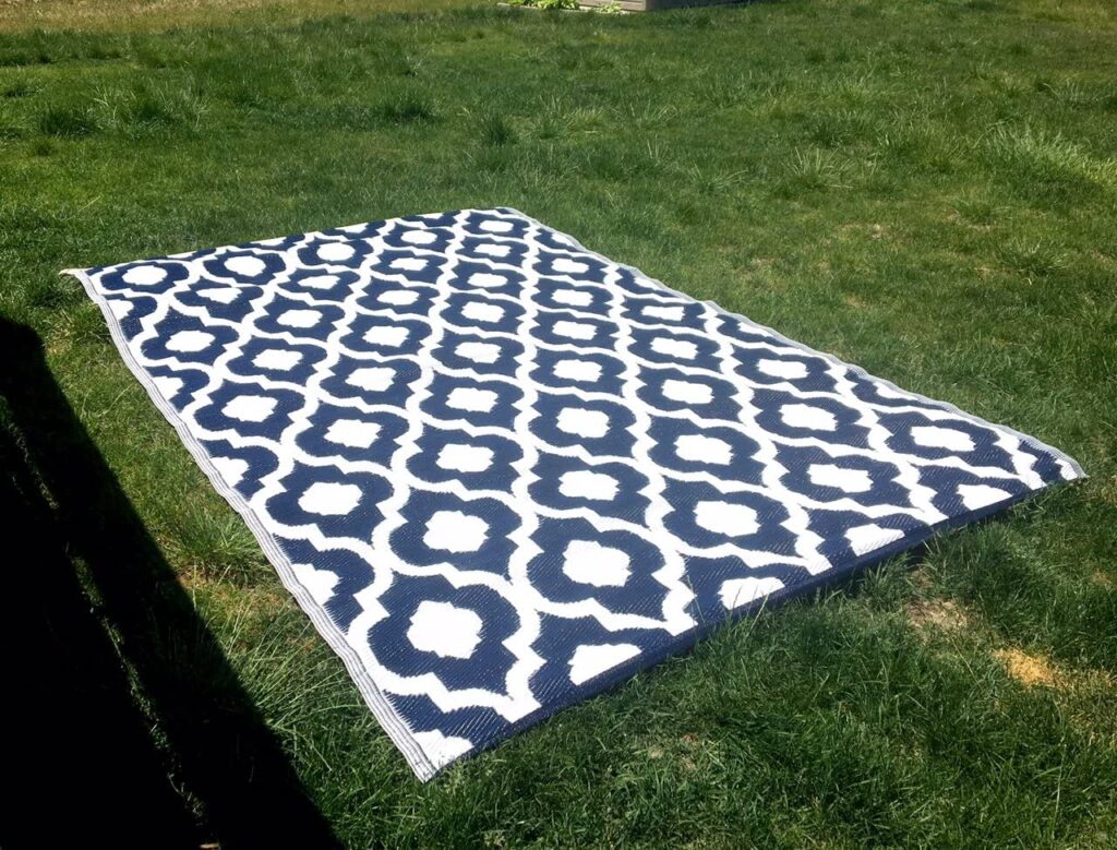BalajeesUSA Outdoor Patio Rugs clearance 6'x9' The Camper Mom