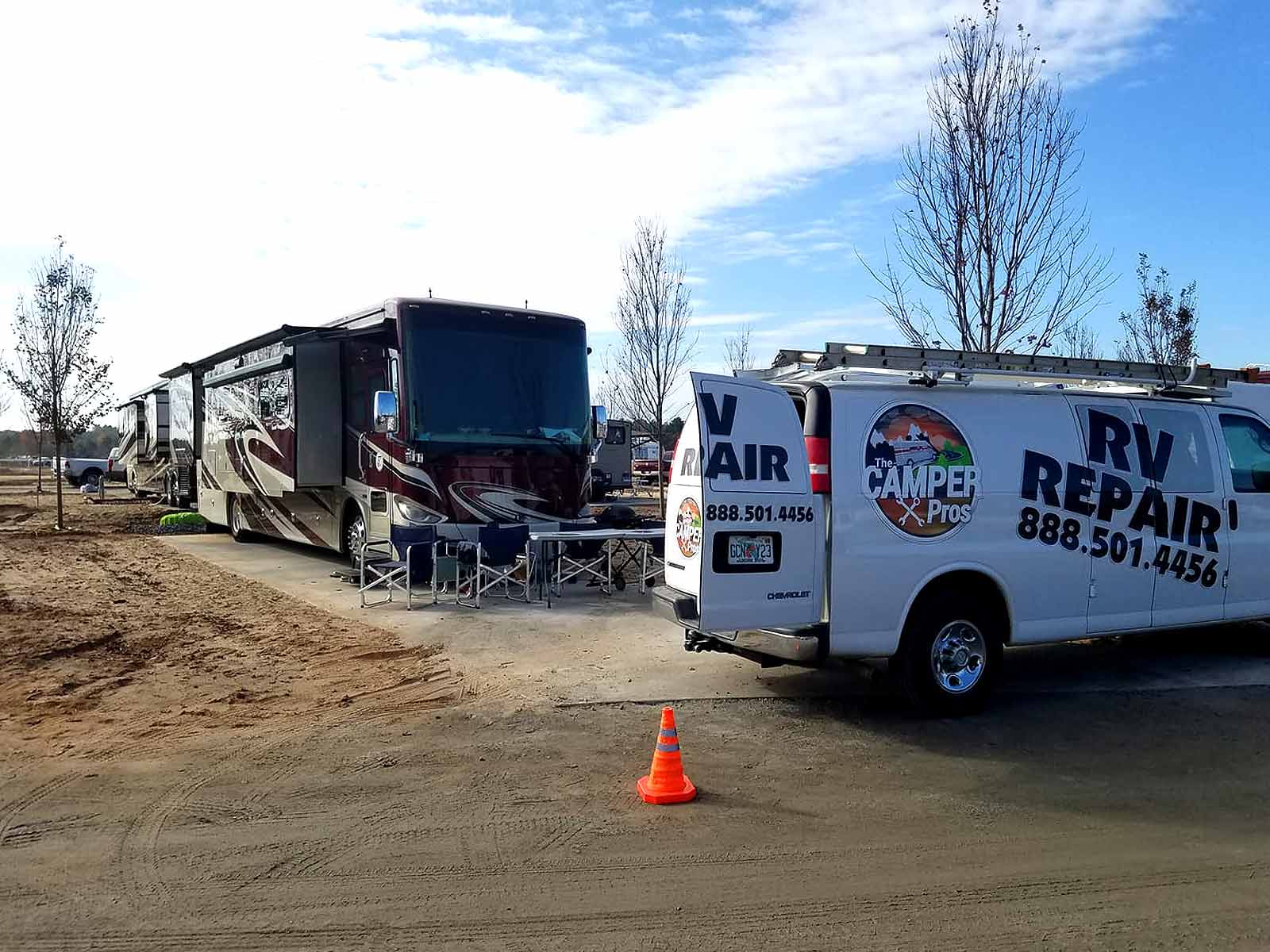 Plumbing Job Tryon International Equestrian Center The Camper Pros