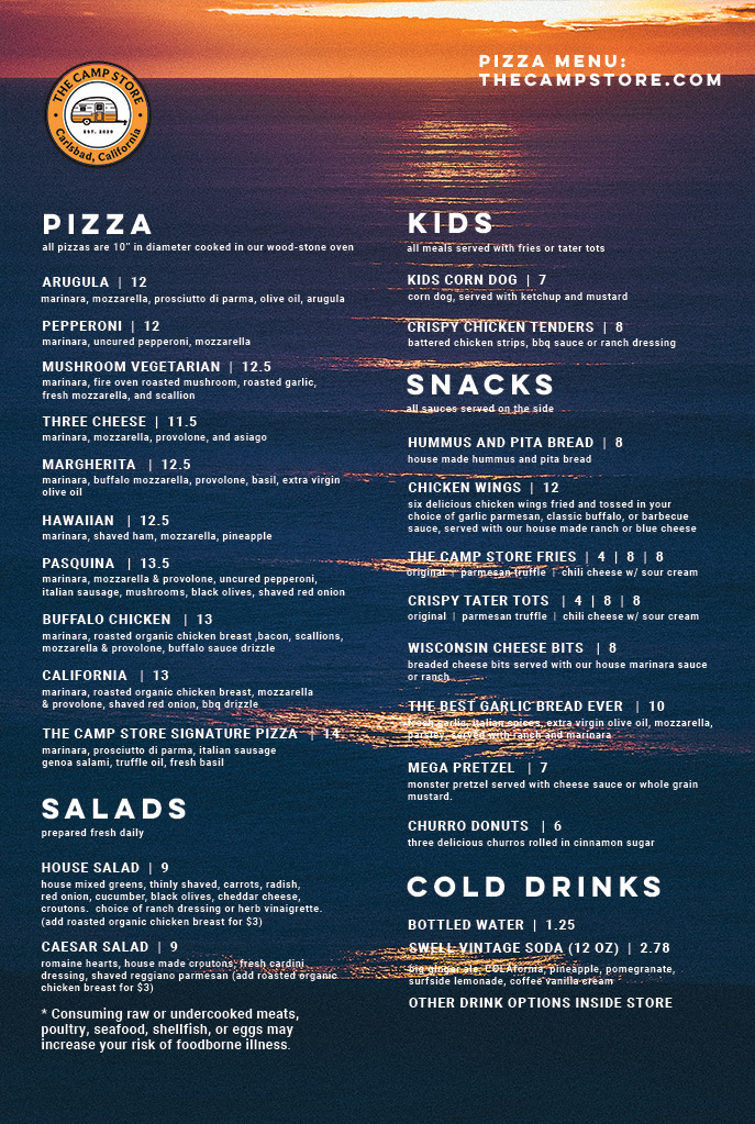 Restaurant The Camp Store Carlsbad, California