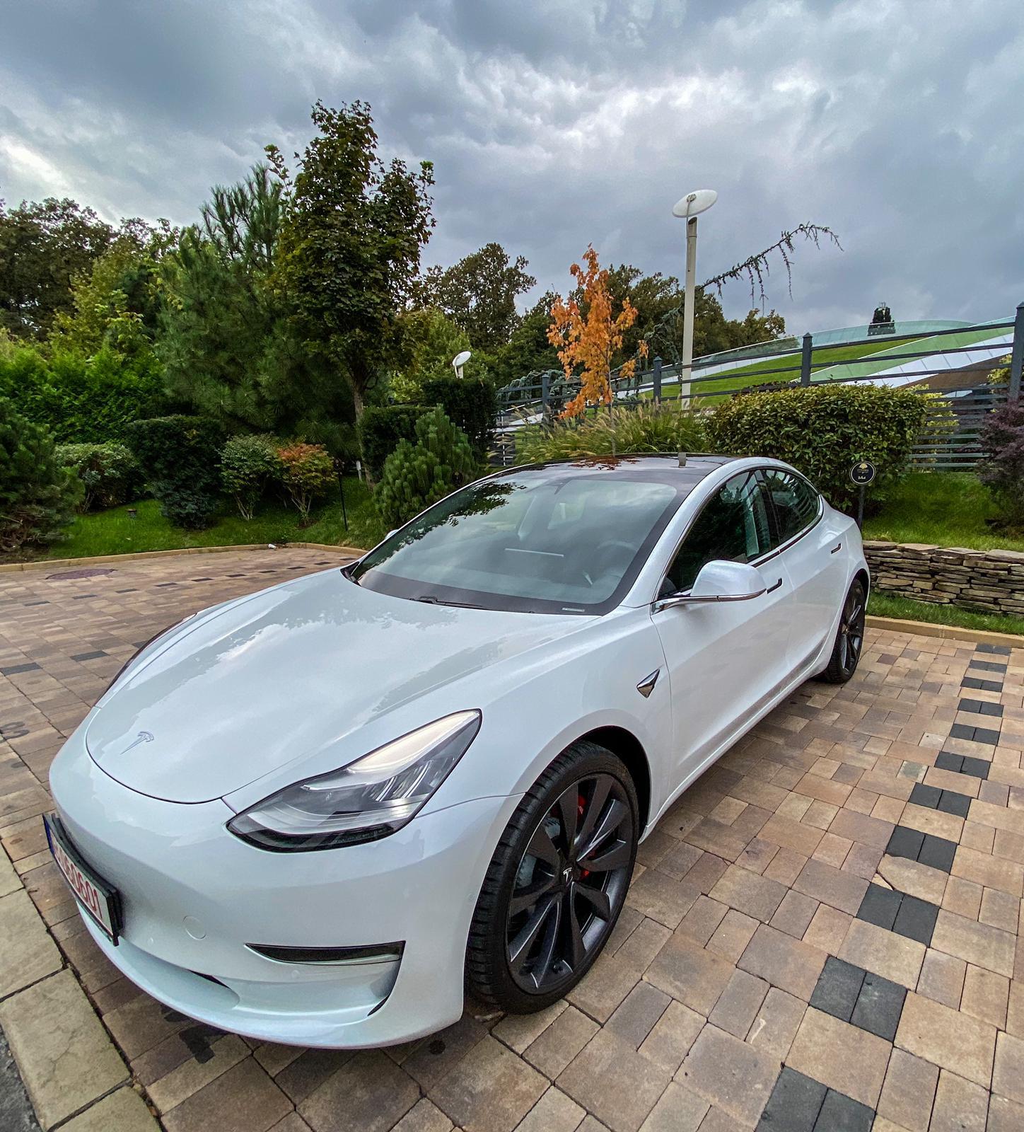 Rent Tesla Model 3 THECAR Rent a car in Bucharest