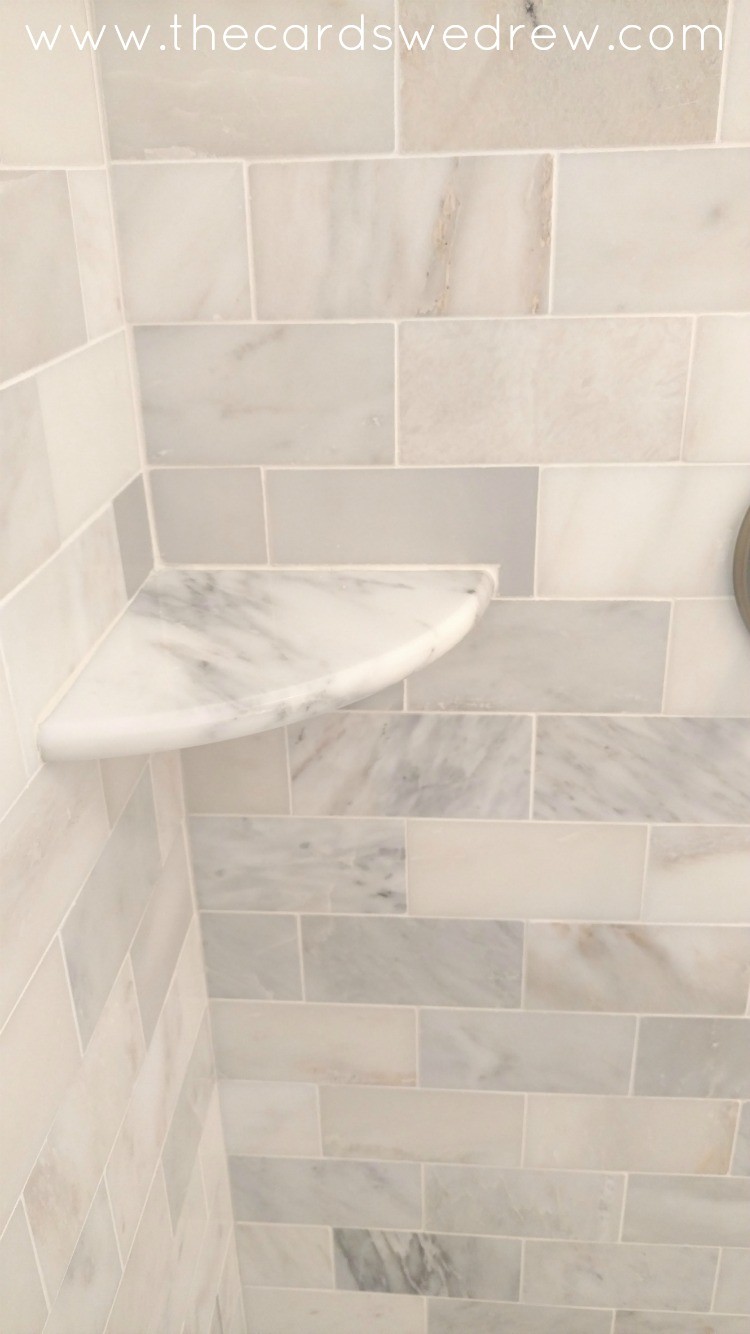 Bathroom Shower Update The Cards We Drew