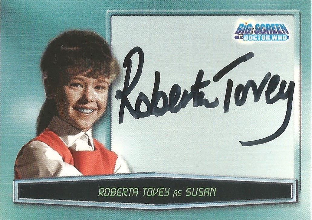 Big Screen Doctor Who A1 Roberta Tovey “Susan” Autograph Card The