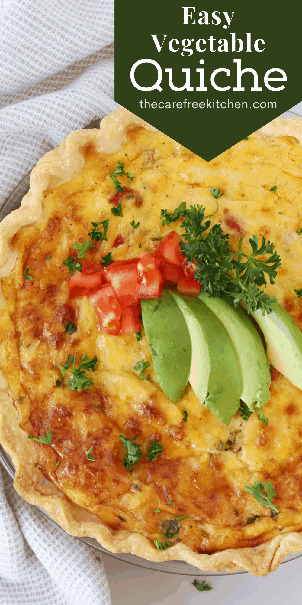 Best Vegetable Quiche Recipe The Carefree Kitchen