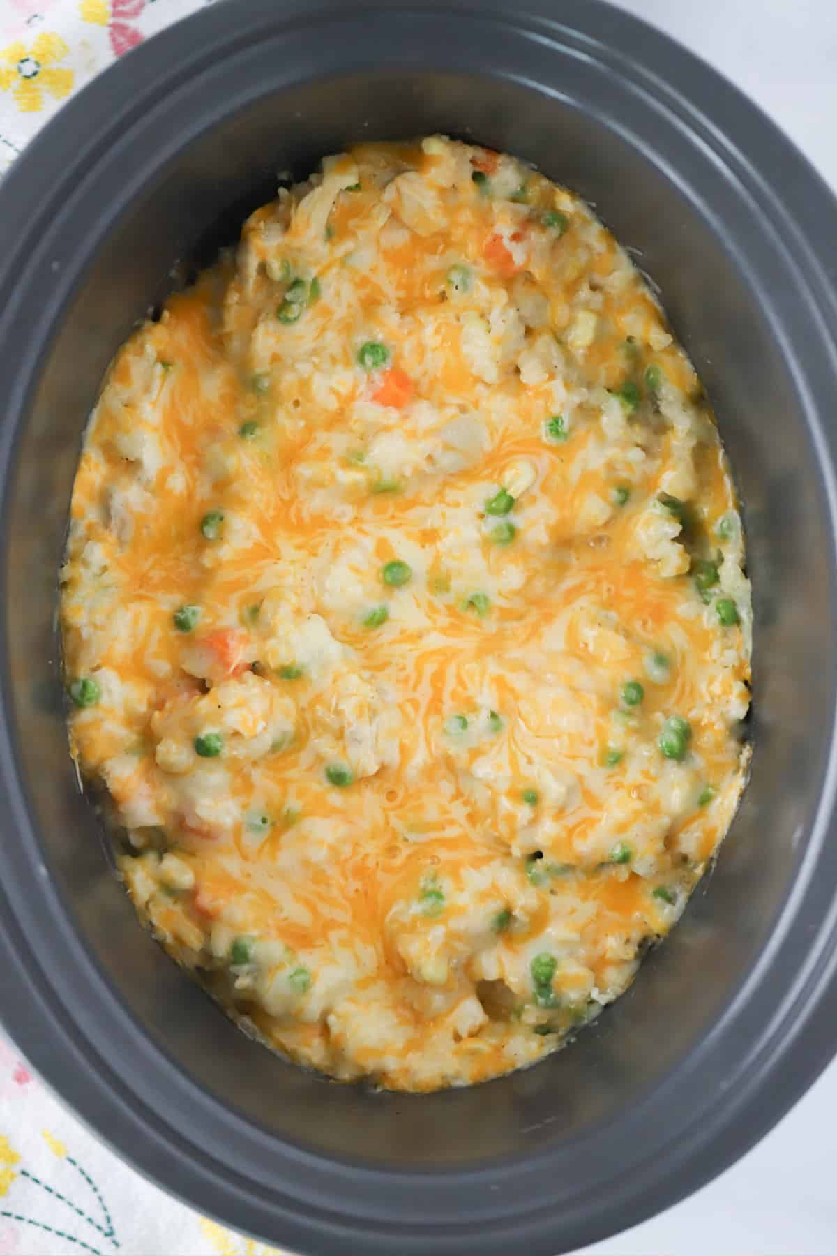 Crockpot Cheesy Chicken and Rice The Carefree Kitchen