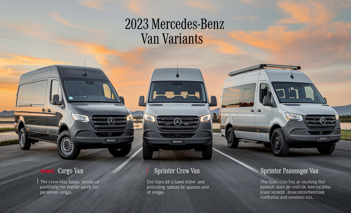 A Look At The 2023 Mercedes-Benz Sprinter Van Variants