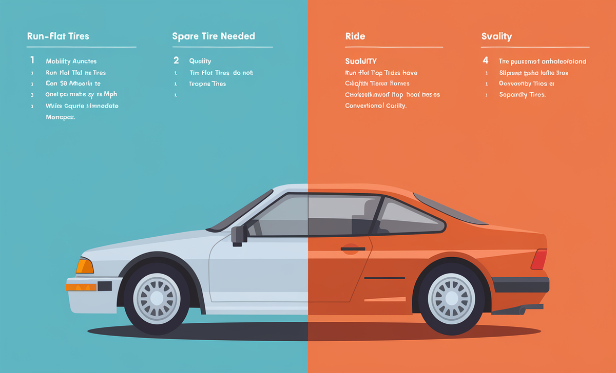 Comparison Chart Run-Flat Tires vs. Conventional Tires