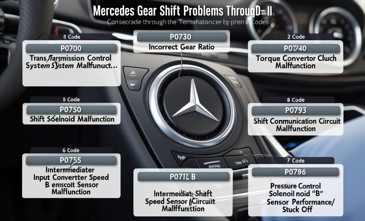 Mercedes Gear Shift Problems Through OBD-II Codes