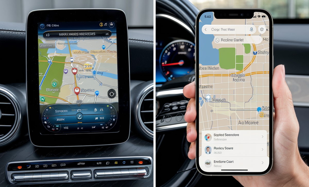 Why Choose Maps Mercedes Over Google Map On Your Phone