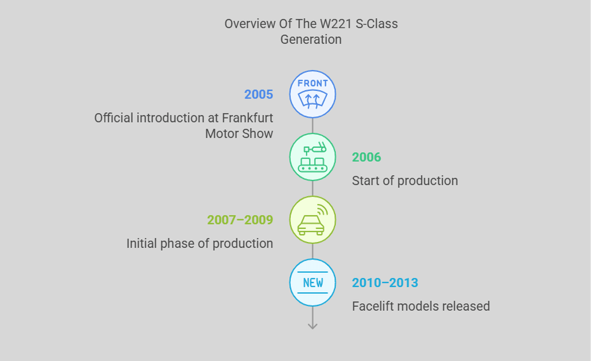 Overview Of The W221 S-Class Generation Launch And Production Years