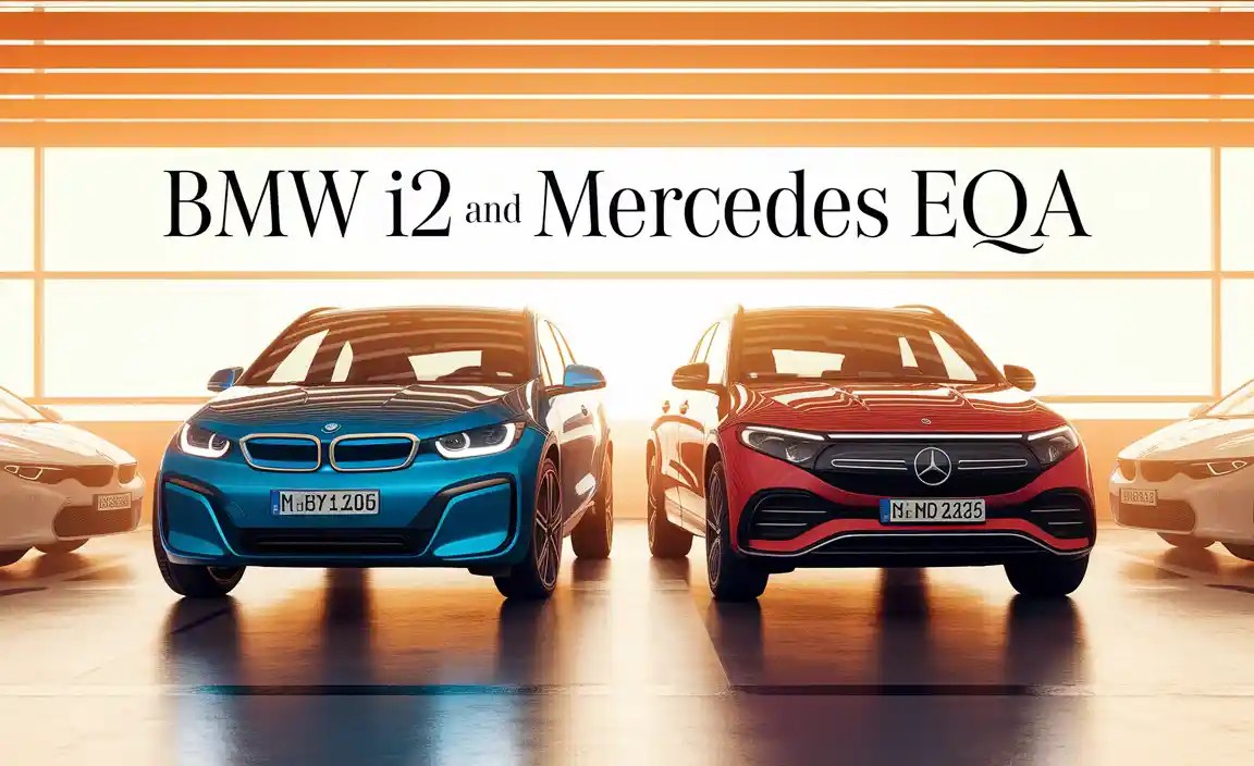 BMW i2 and Mercedes EQA