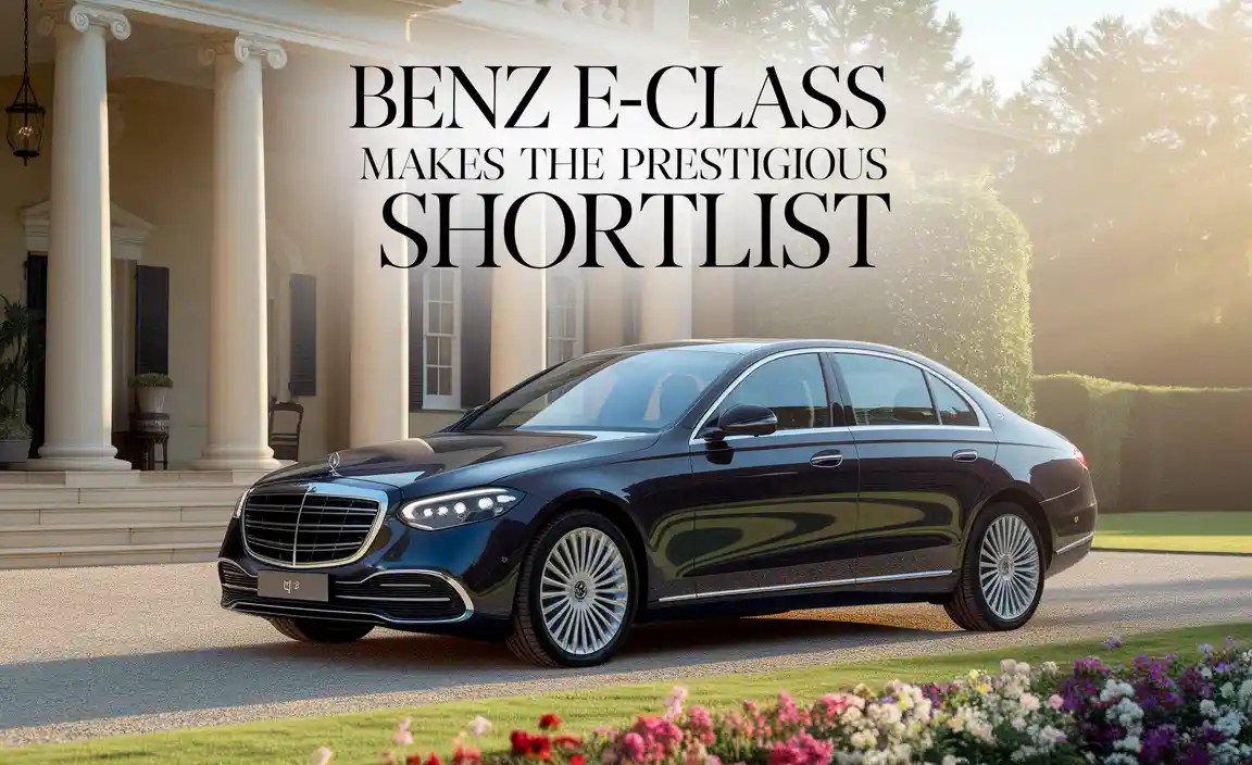 Benz E-Class Makes The Prestigious Shortlist