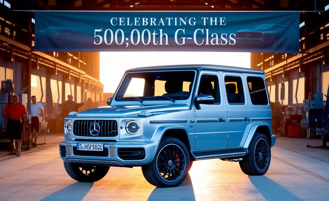 Celebrating the 500,000th G-Class