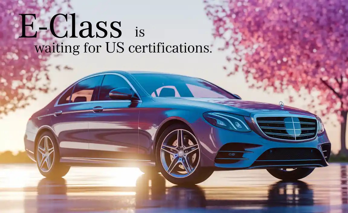 E-Class is waiting for US certifications 