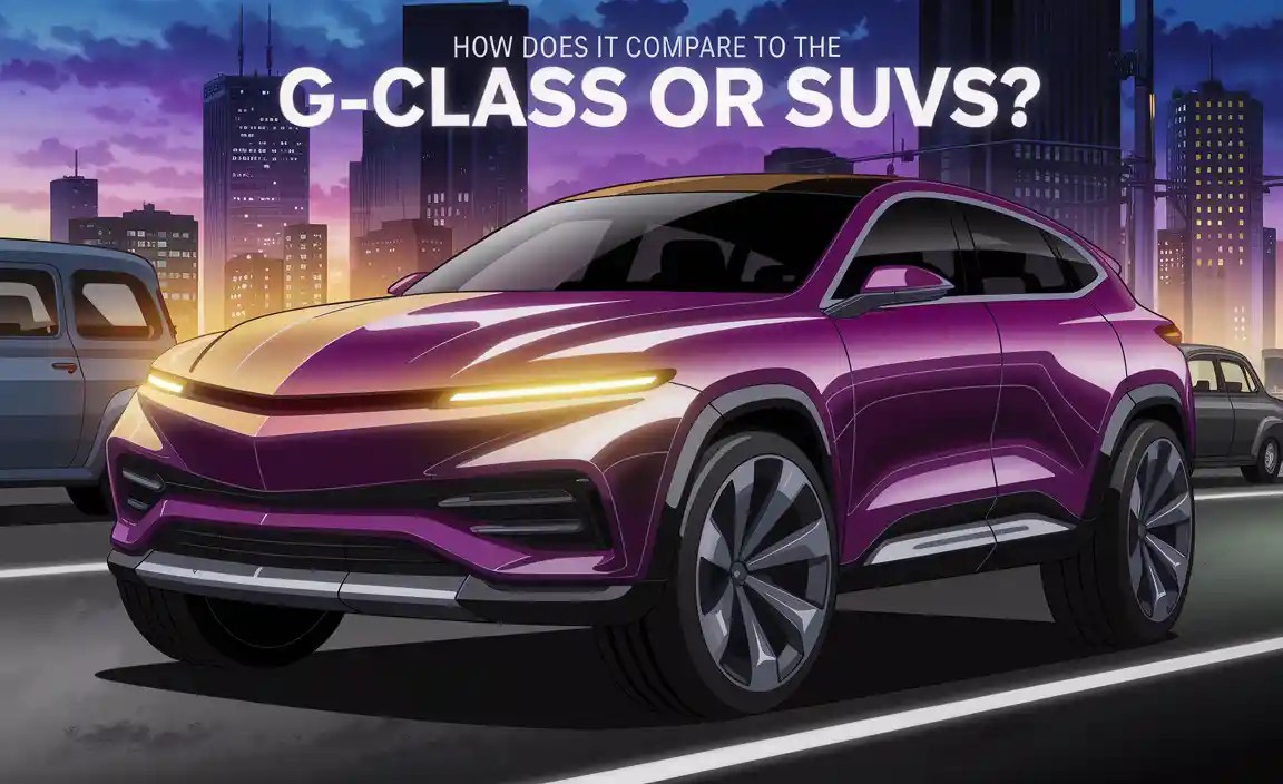 How Does It Compare To The G-Class Or Suvs