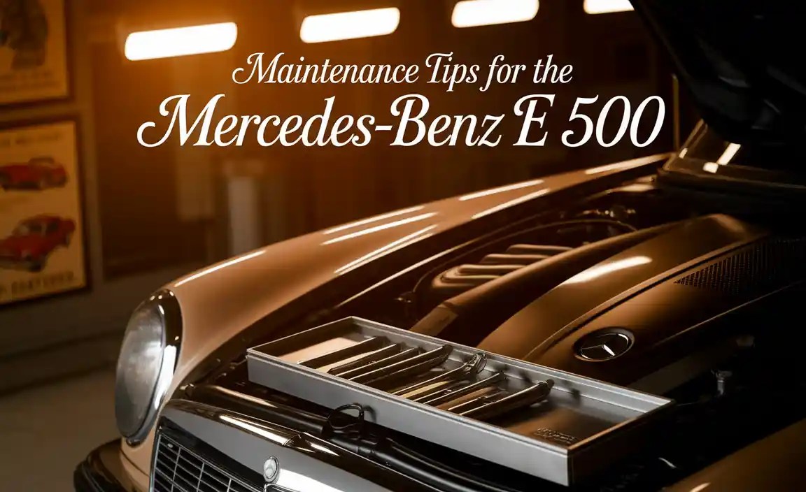 Maintenance Tips For The Mercedes-Benz E 500