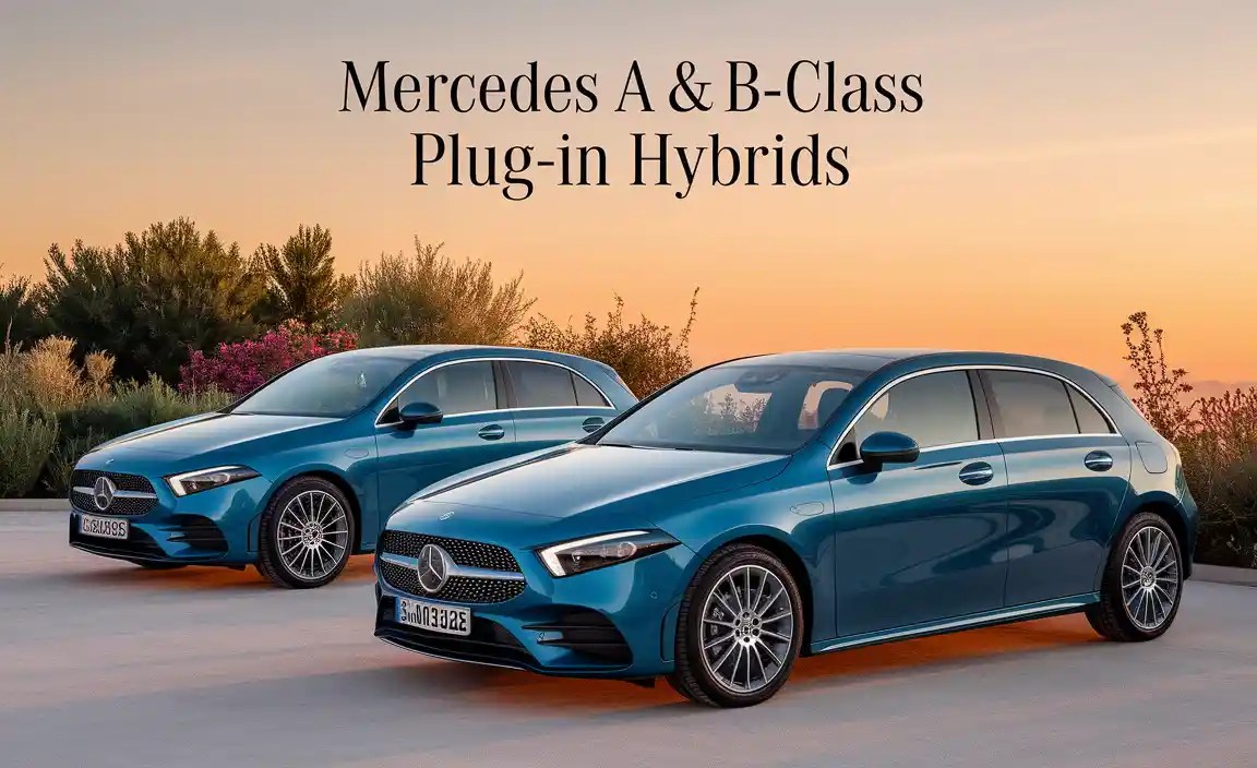 Mercedes A & B-Class plug-in hybrids