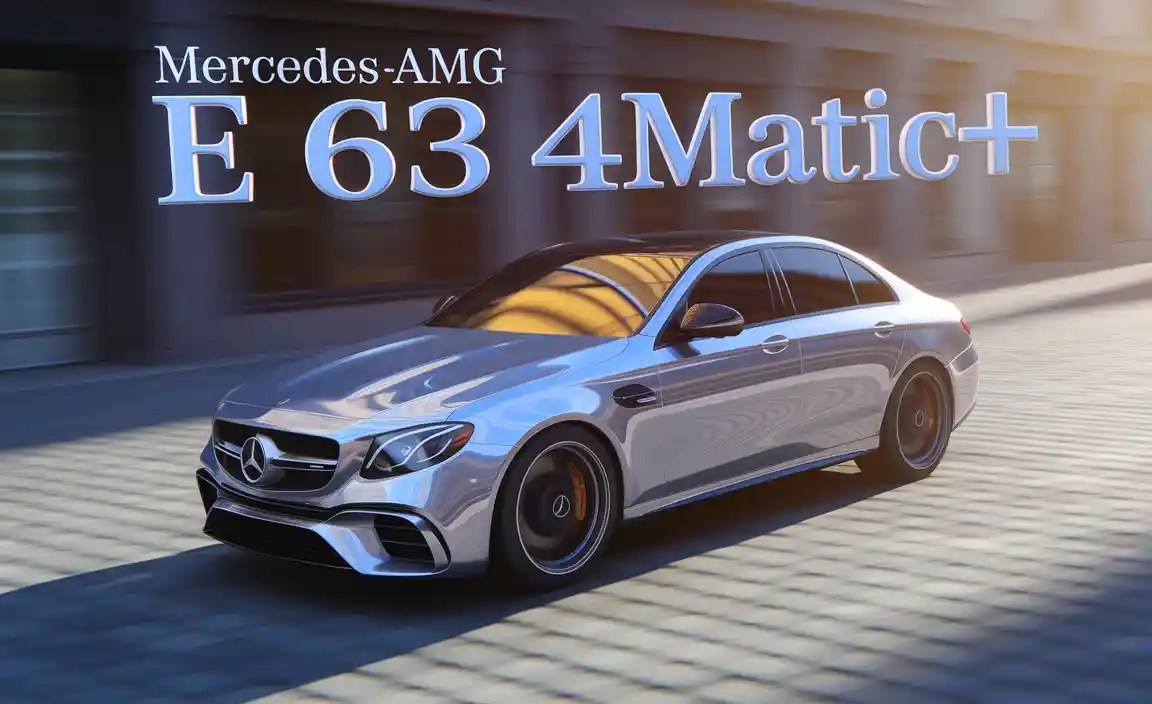 Mercedes-Amg E 63 4matic