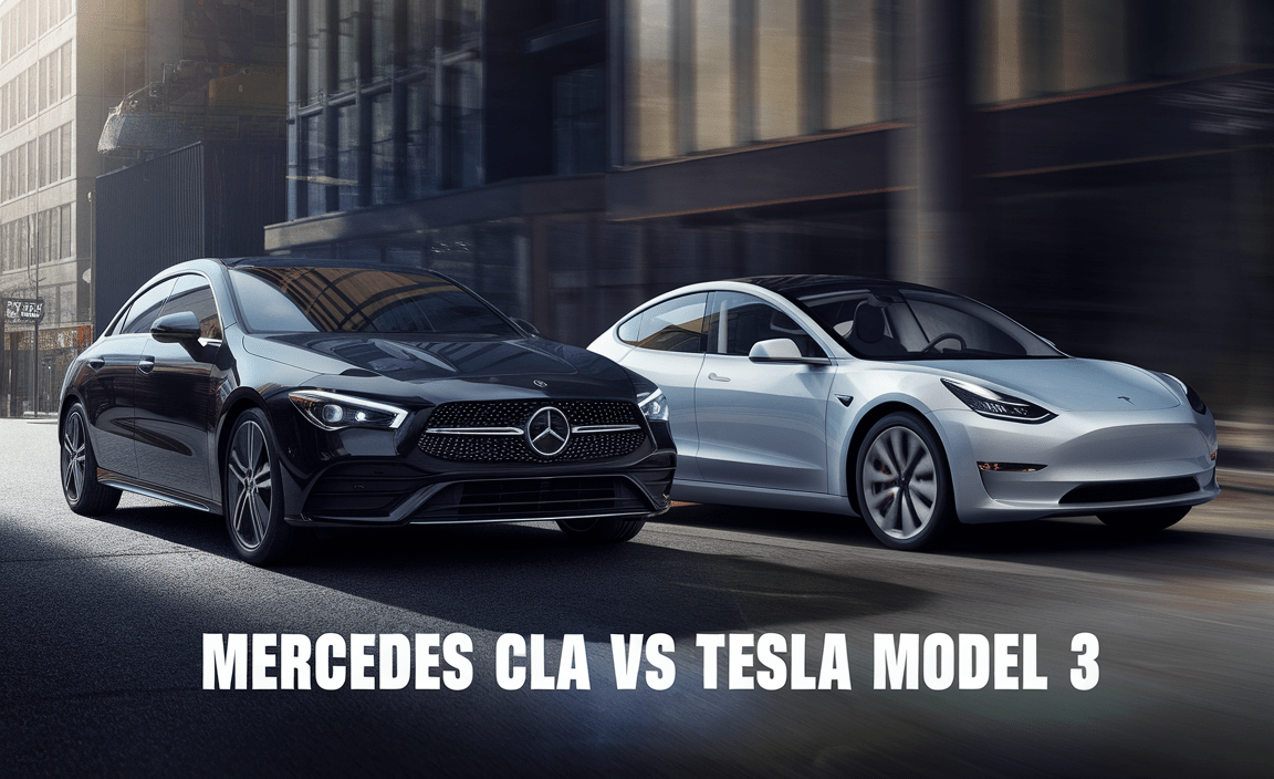 Mercedes CLA Or Tesla Model 3
