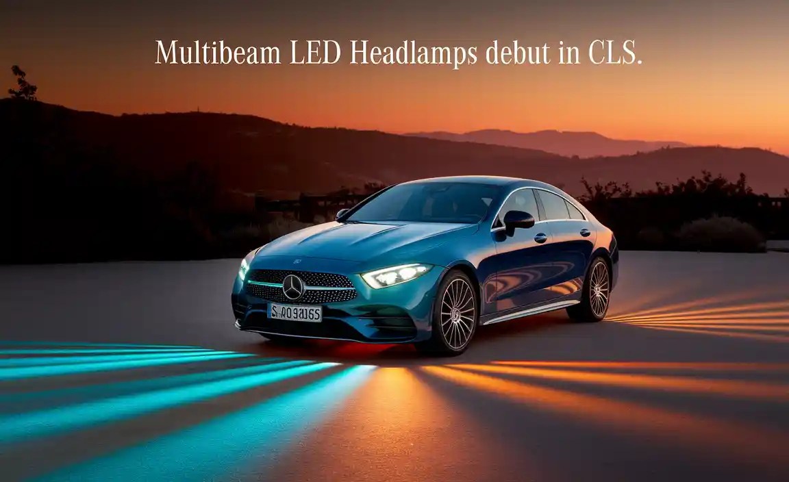 Multibeam LED Headlamps Debut In CLS