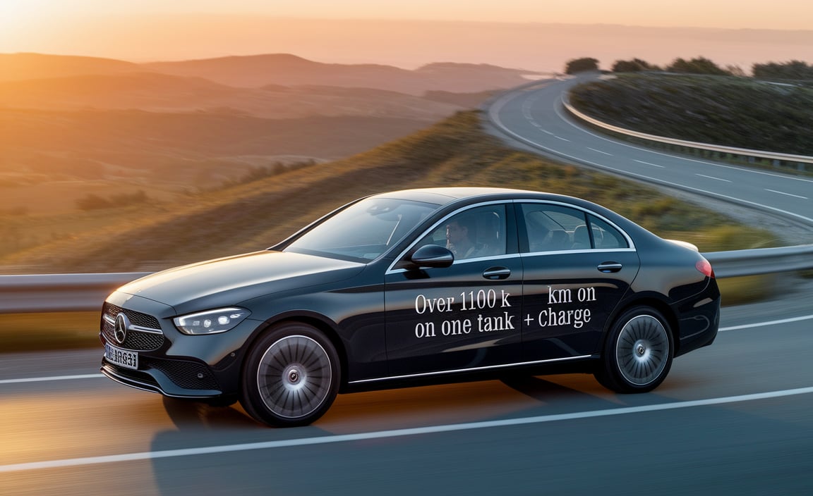 Range Capabilities - Over 1100 Km On One Tank + Charge