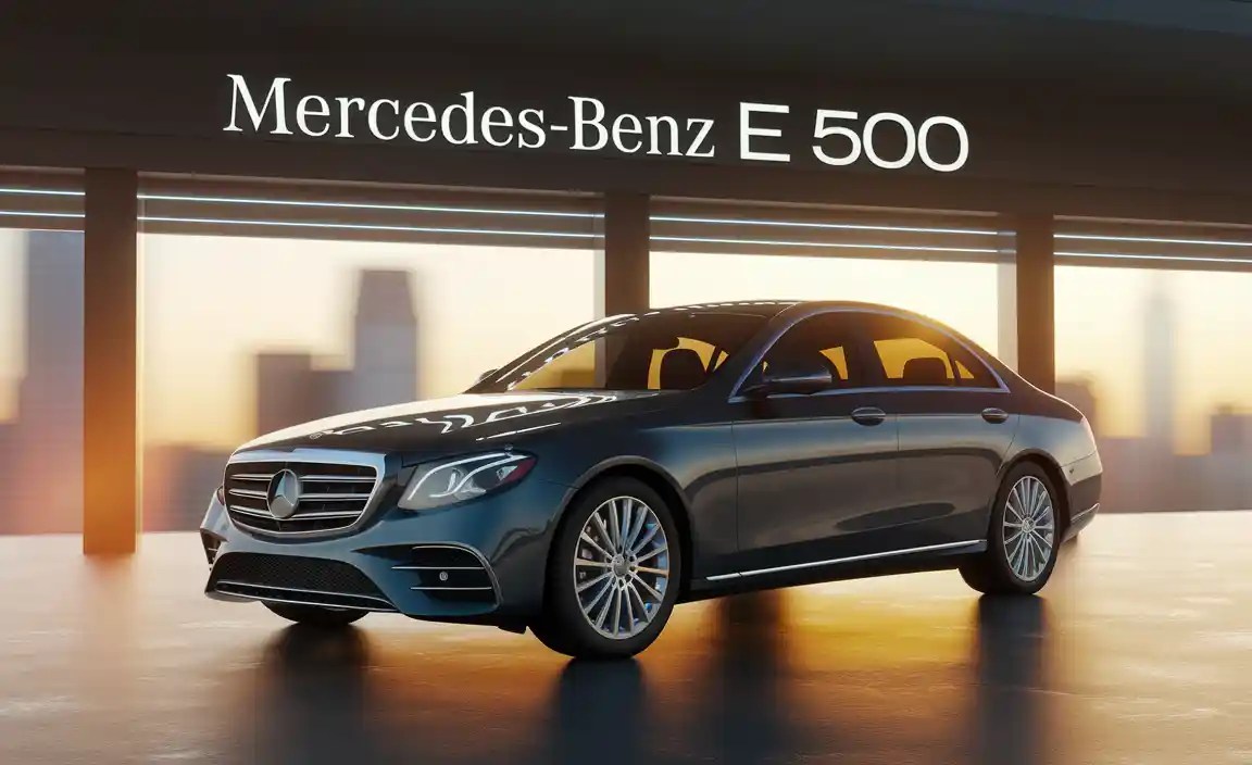 The Launch Of Mercedes-Benz E 500