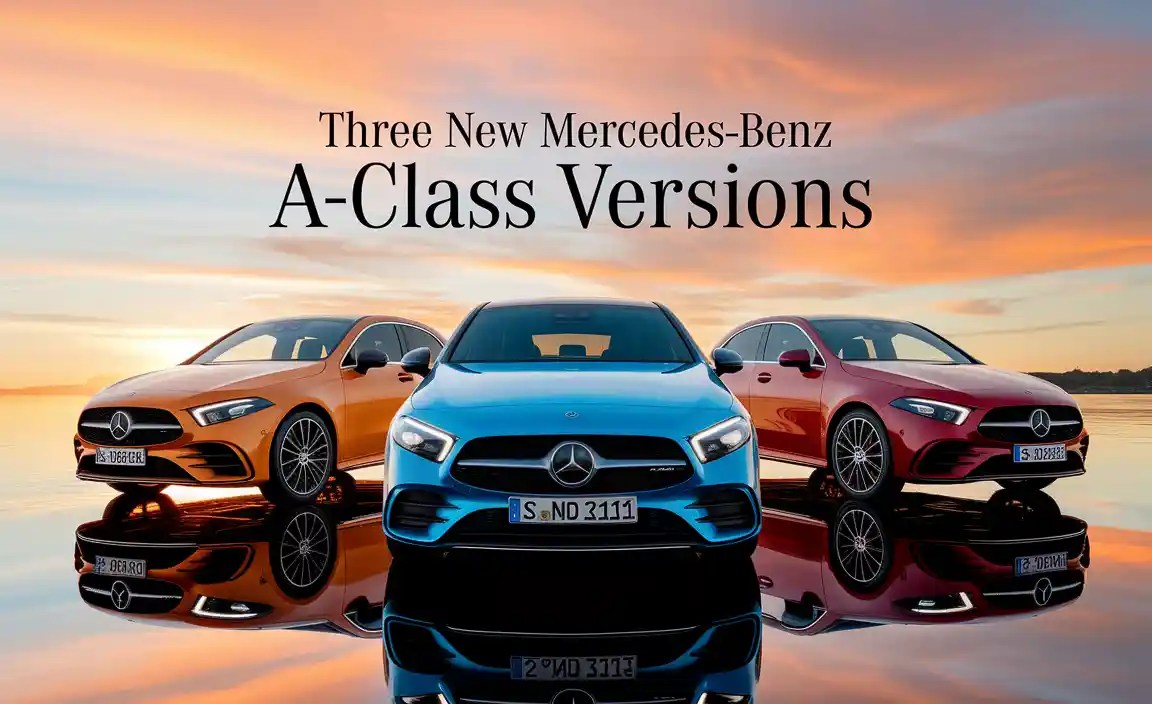 Three New Mercedes-Benz A-Class Versions