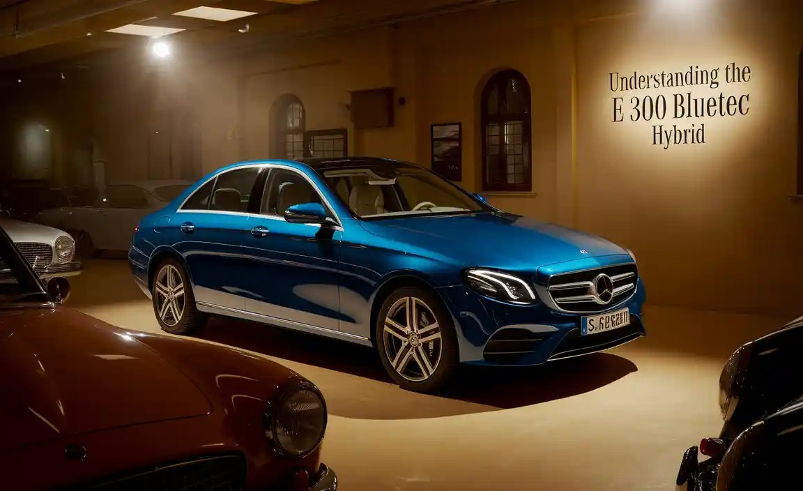 Understanding The E 300 Bluetec Hybrid
