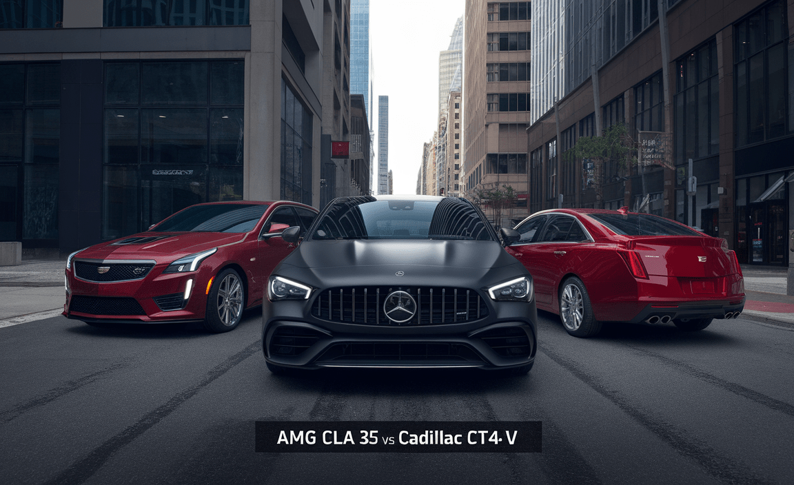 AMG CLA 35 Vs Cadillac CT4-V