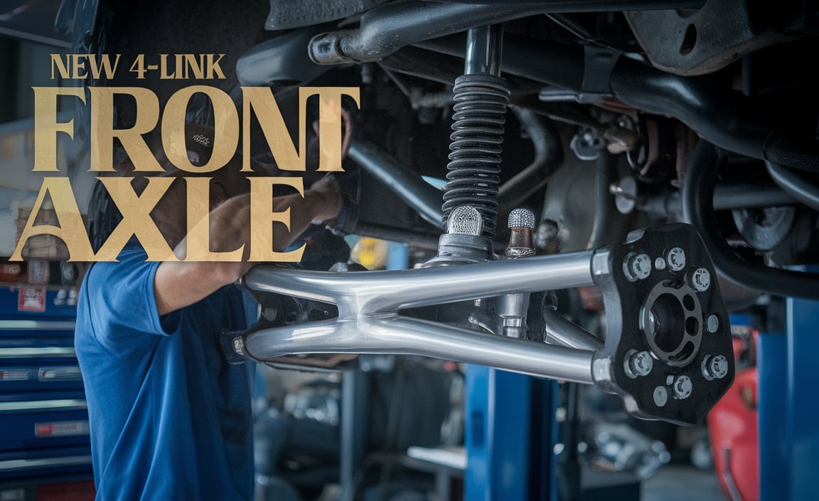 New 4-Link Front Axle