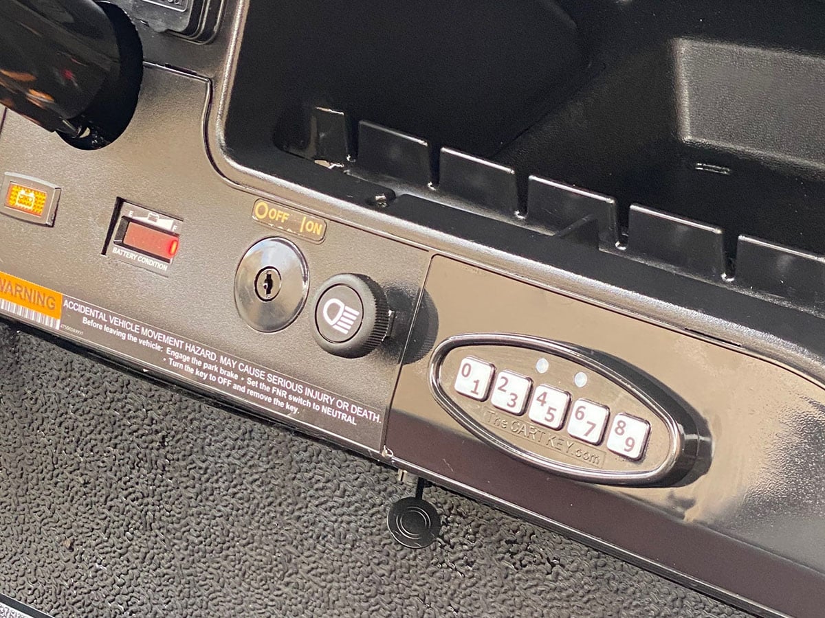 Golf Cart Lock and Security System • The Cart Key