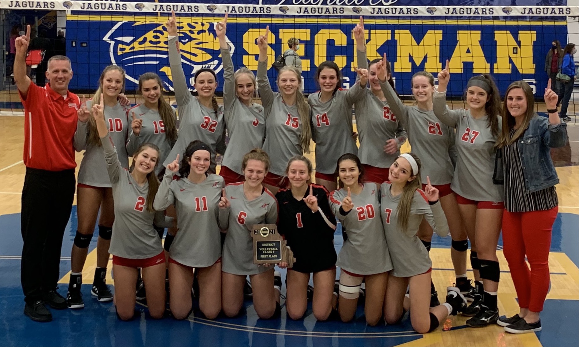Jackson volleyball wins thirdconsecutive Class 5 District 1