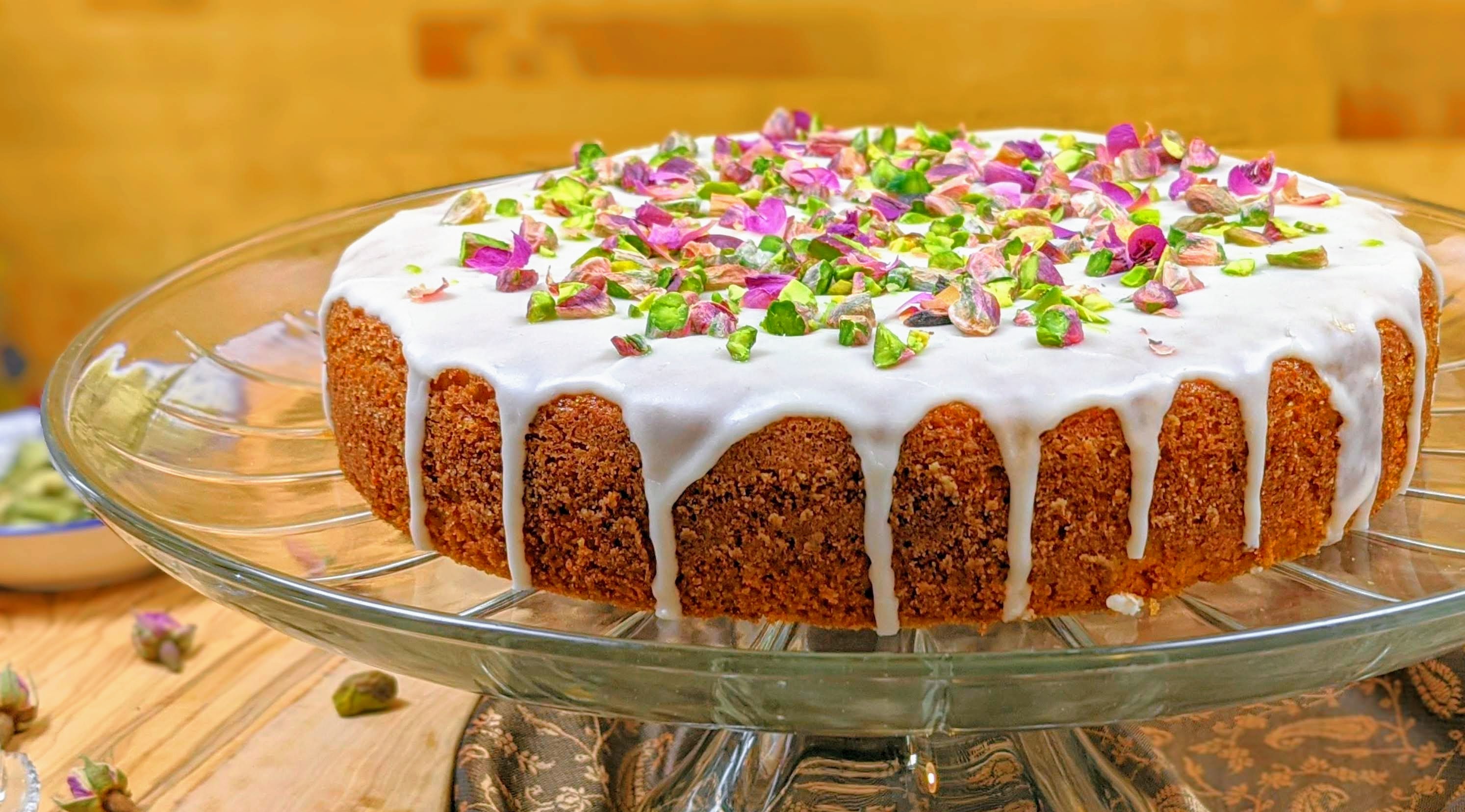 Cake Eshgh Persian love cake The Caspian Chef
