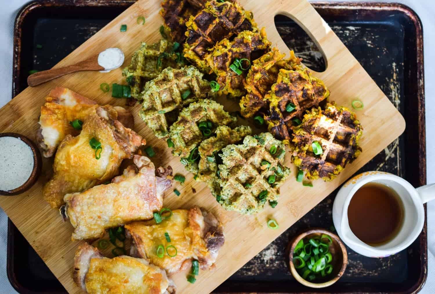 Savory Superfood Waffles • The Castaway Kitchen