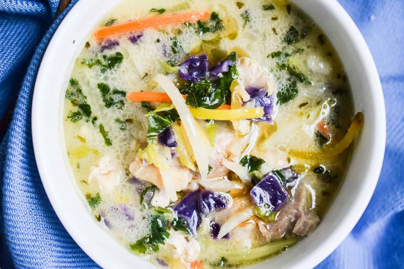 Instant Pot Creamy Chicken Soup (Whole30, AIP, Keto)