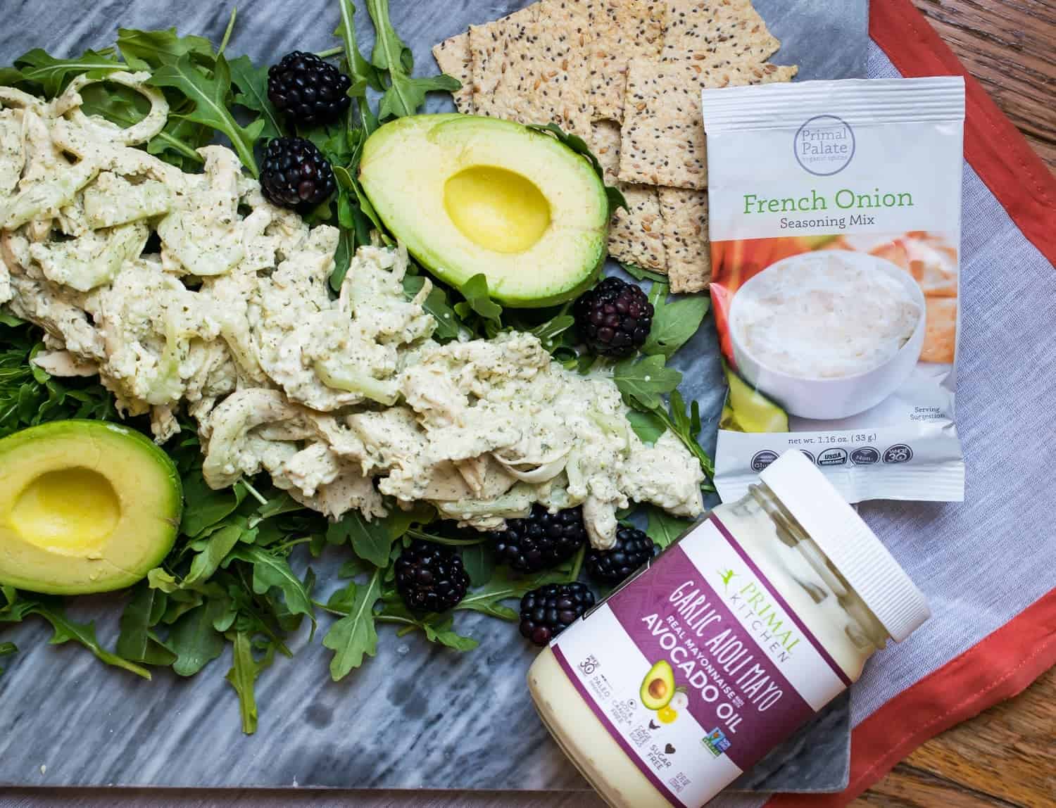 French Onion Dip Chicken Salad (Whole30, Paleo, Keto)