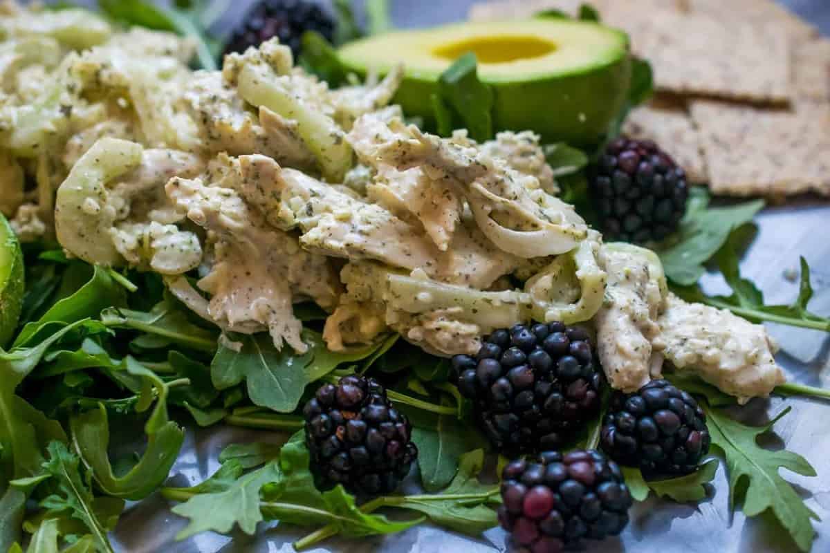 French Onion Dip Chicken Salad (Whole30, Paleo, Keto)