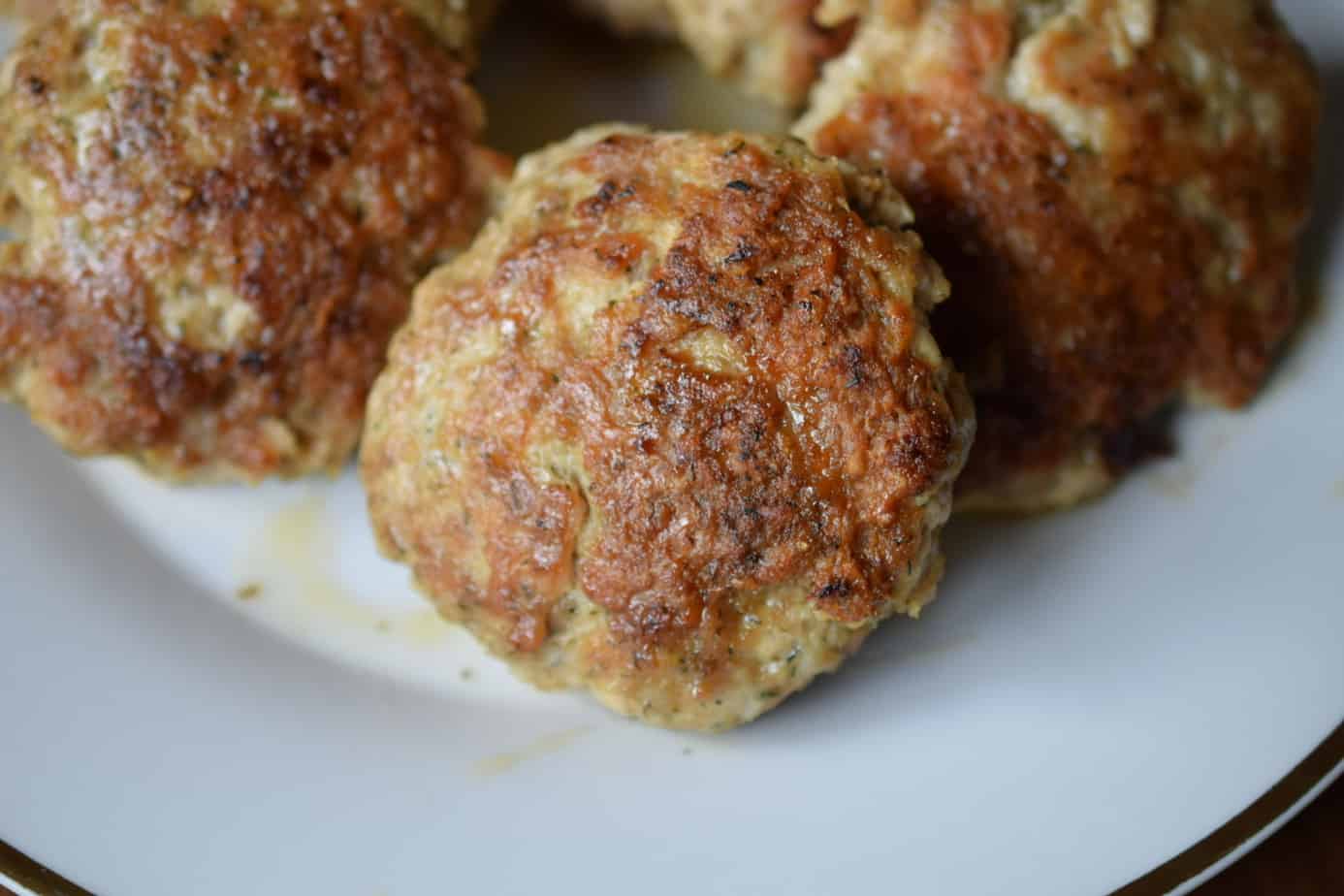 AIP Keto Chicken Sausage Patties (Dairy, NutFree, Paleo, 30 Min Meal)