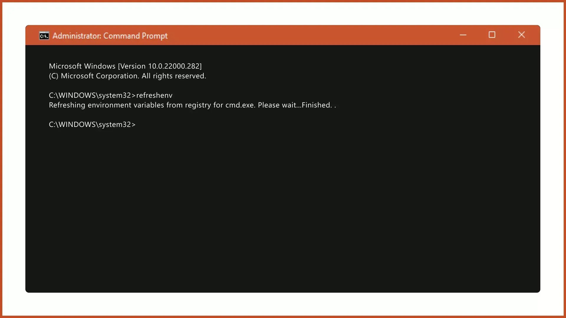Refresh Environment Variables in Windows 11 (Without Reboot)