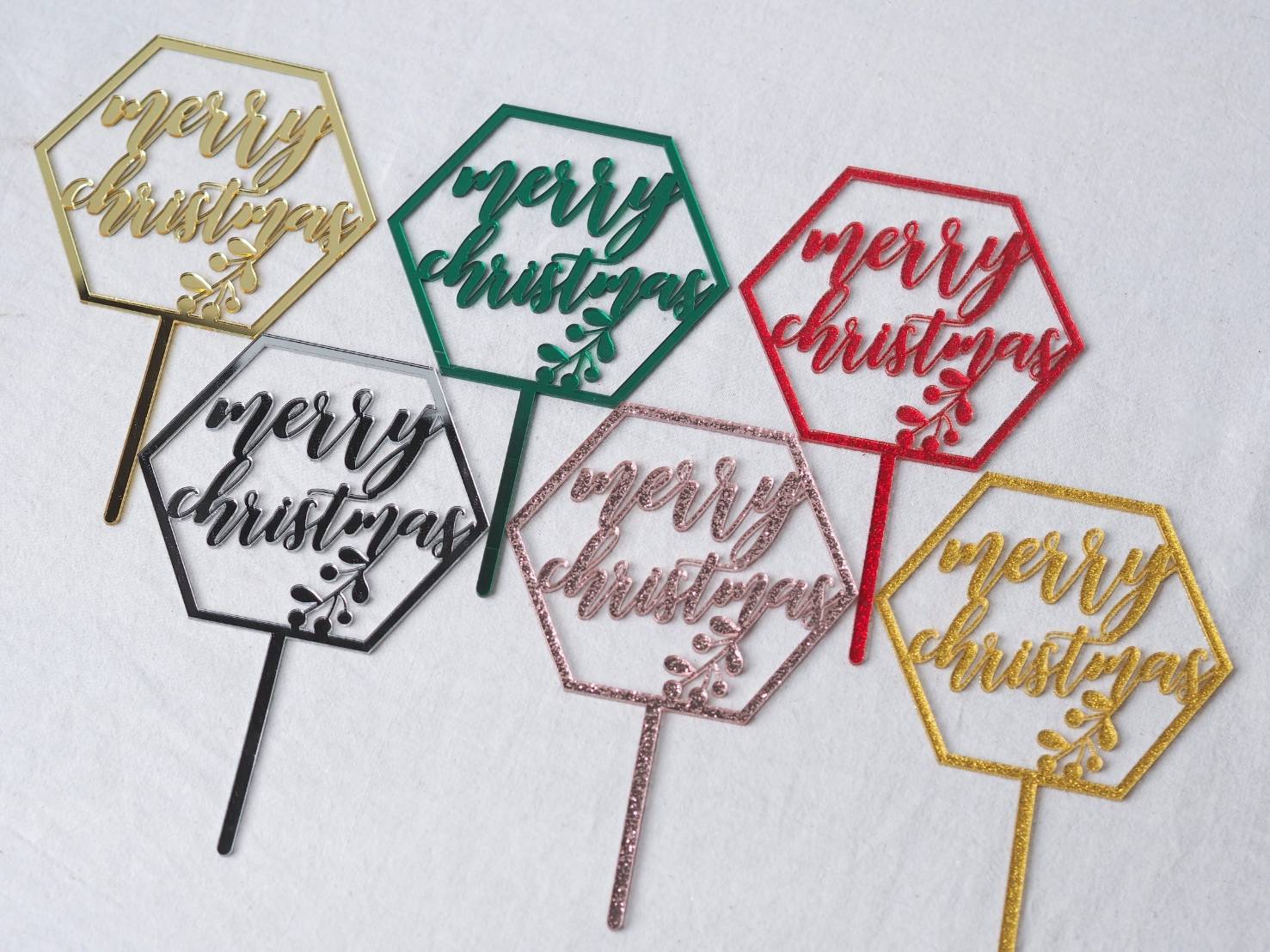 The Catering Table Acrylic Toppers