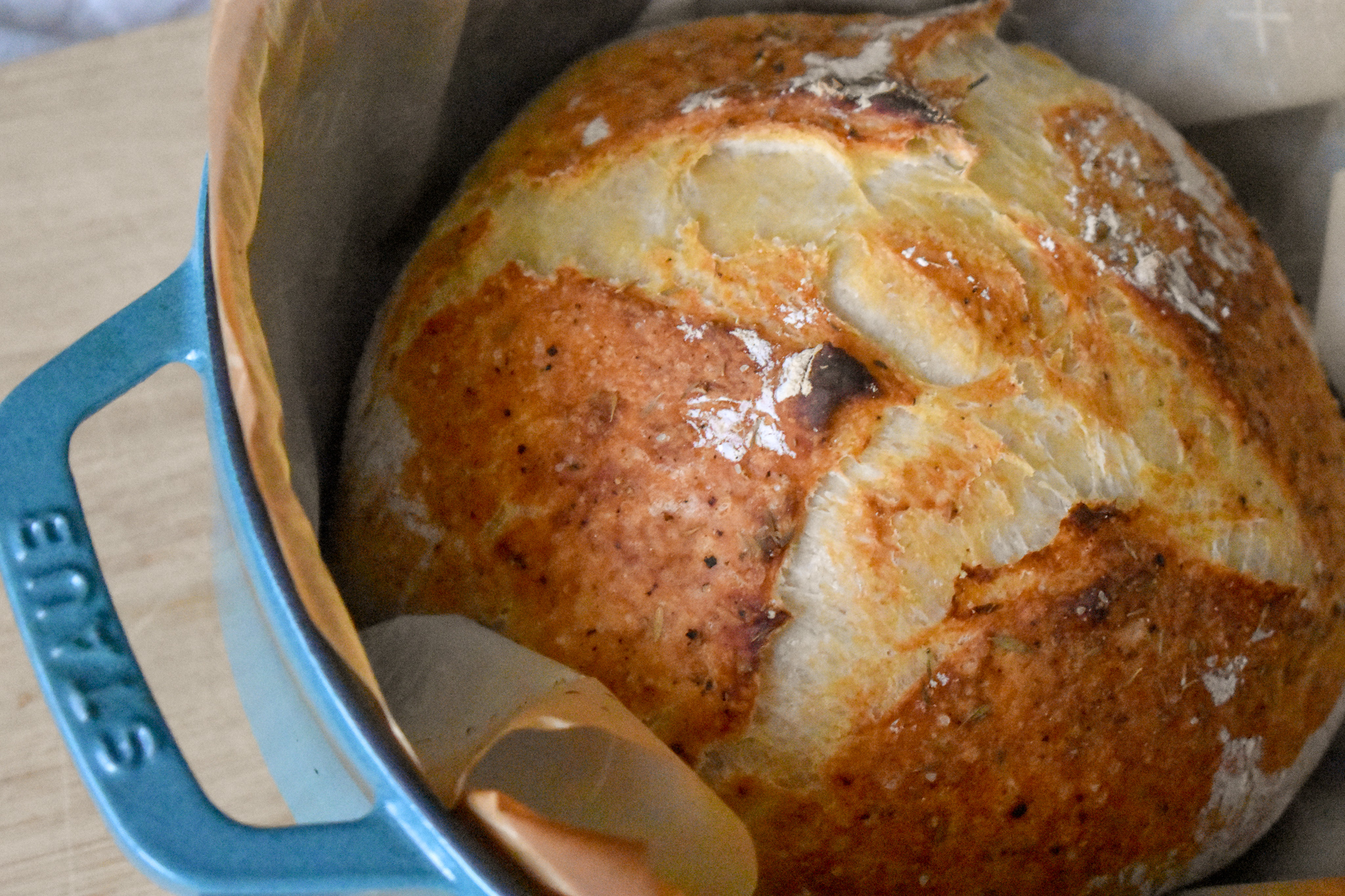 Dutch Oven Bread Boule The Catholic Kitchen